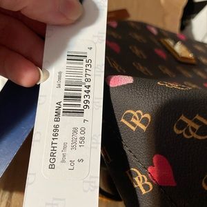 Dooney & Bourke valentine/heart crossbody satchel